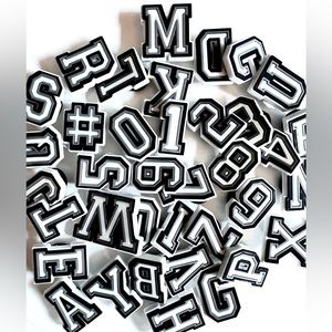 Alphabet Number Letter 37pcs Croc Shoe Charms